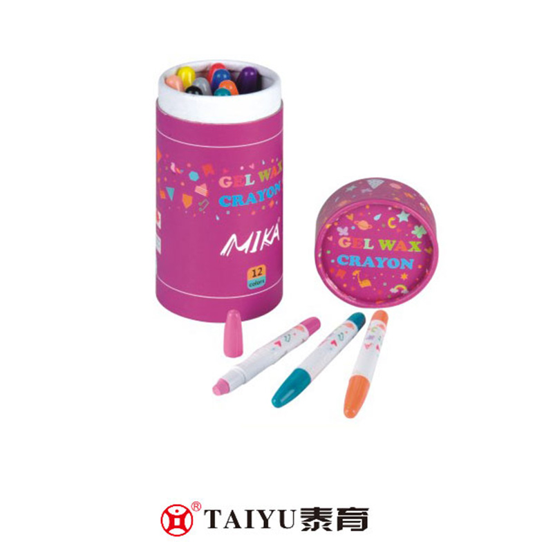 يستخدم الطلاب أقلام التلوين في البرميل بألوان مخصصة وحماية البيئة وخالية من التلوث Crayon-XC 02